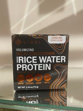 Viori Rice Water Protein Solid Conditioner - Black & Orange